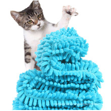 Super Absorbency Chenille Pet Bathing Towel Chenille Towel Pet Towel